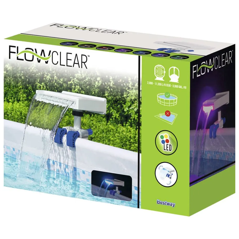 Bestway Fuente Cascada Relajante Led Flowclear 4 Bestway Fuente Cascada Relajante Led Flowclear - Imagen 2