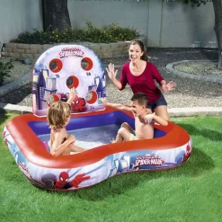 Bestway Piscina De Juegos Hinchable Cuadrada Spiderman 155x155x99 Cm -Bestway Ventas bestway piscina de juegos hinchable cuadrada spiderman 155x155x99 cm 3