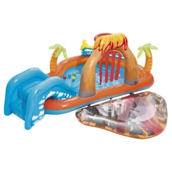 Bestway Piscina De Juegos Hinchable Ovalada Lava Lagoon 265x265x104 Cm