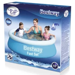Bestway Piscina Hinchable Redonda Fast Set 183x51 Cm -Bestway Ventas bestway piscina hinchable redonda fast set 183x51 cm 8