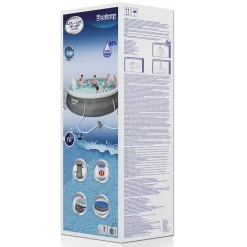 Bestway Piscina Hinchable Redonda Fast Set Rattan 457x107 Cm -Bestway Ventas bestway piscina hinchable redonda fast set rattan 457x107 cm 8
