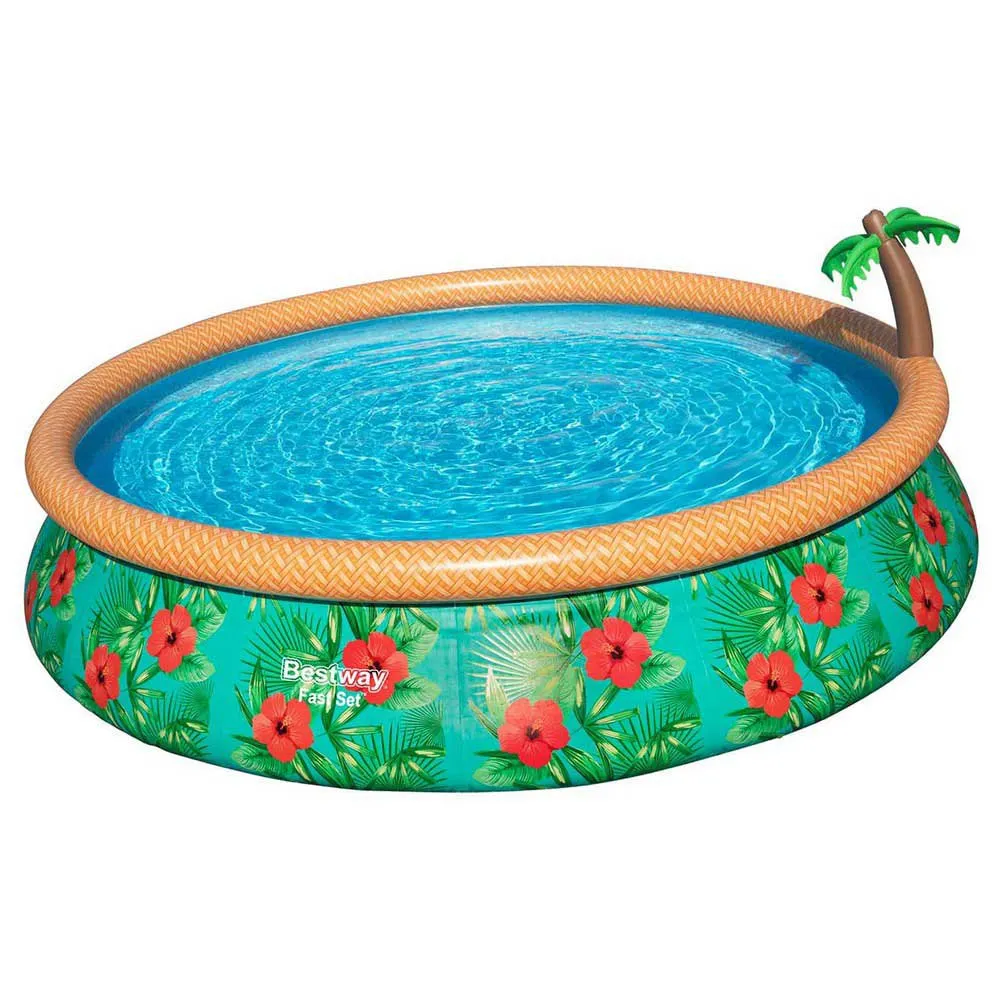 Bestway Piscina Hinchable Redonda Paradise Palms 457x 84 Cm 4 Bestway Piscina Hinchable Redonda Paradise Palms 457x 84 Cm - Imagen 2