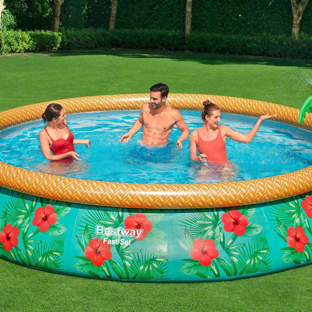 Bestway Piscina Hinchable Redonda Paradise Palms 457x 84 Cm 11 Bestway Piscina Hinchable Redonda Paradise Palms 457x 84 Cm - Imagen 9