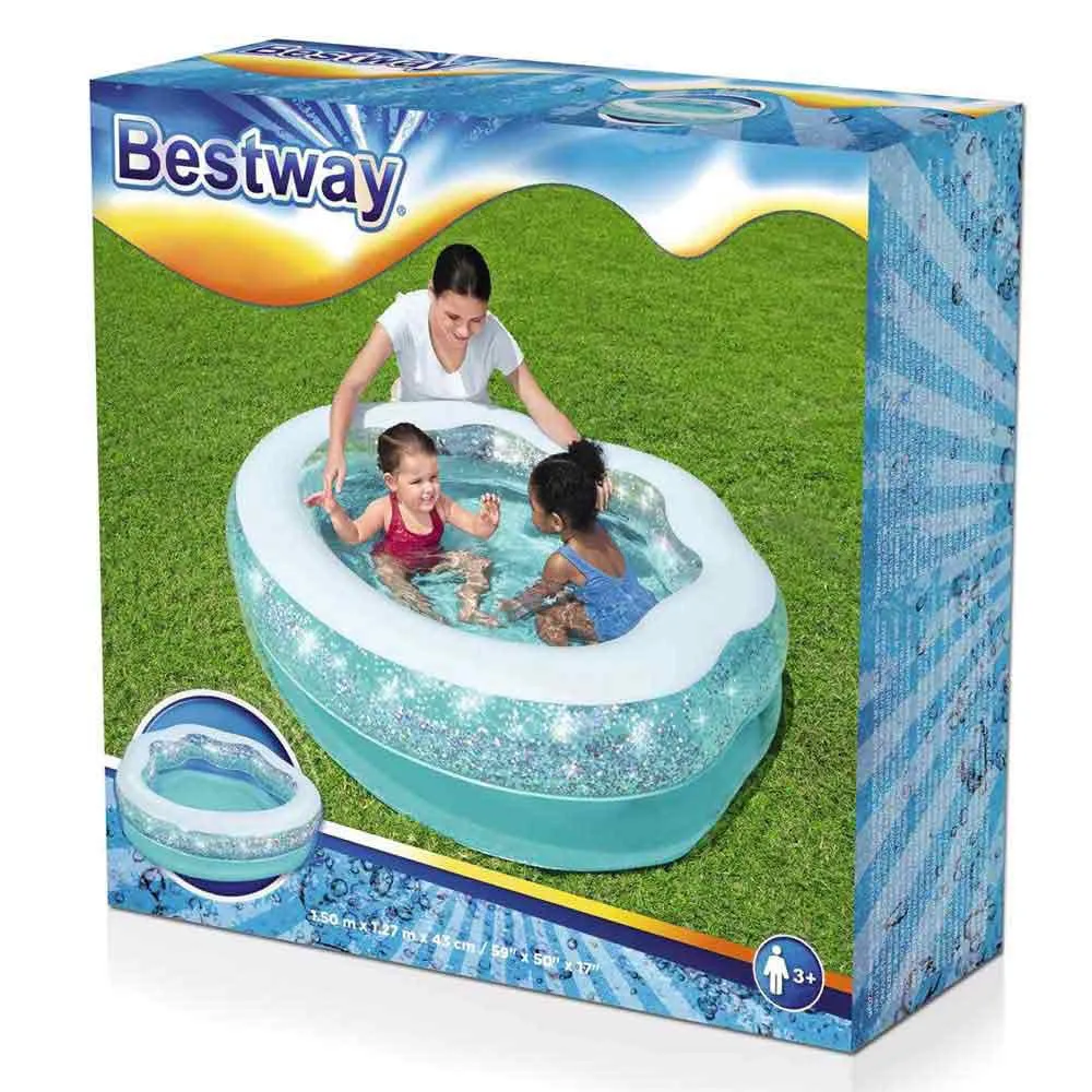 Bestway Piscina Hinchable Redonda Sparkle Shell 150x127x43 Cm 4 Bestway Piscina Hinchable Redonda Sparkle Shell 150x127x43 Cm - Imagen 2