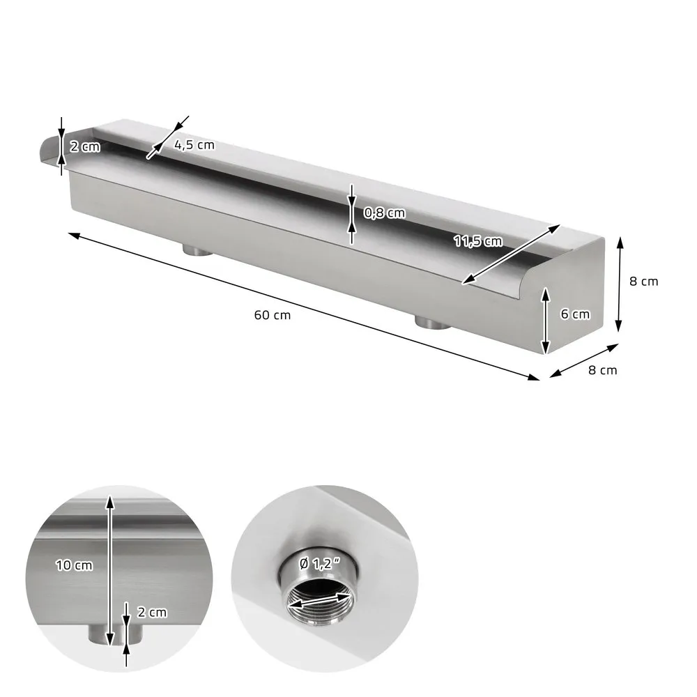 Cascada Piscina 390002170 60 Cm 6 Cascada Piscina 390002170 60 Cm - Imagen 4