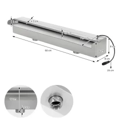 Cascada Piscina Led RGB 60 Cm 14 Cascada Piscina Led RGB 60 Cm -Bestway Ventas ecd germany cascada piscina led rgb 60 cm 4
