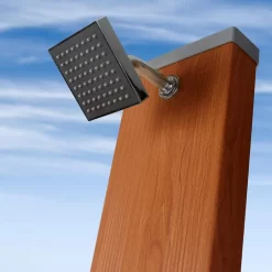 GRE Ducha Solar Cuadrada Aluminio Tipo Madera 10 GRE Ducha Solar Cuadrada Aluminio Tipo Madera -Bestway Ventas gre ducha solar cuadrada aluminio tipo madera 3