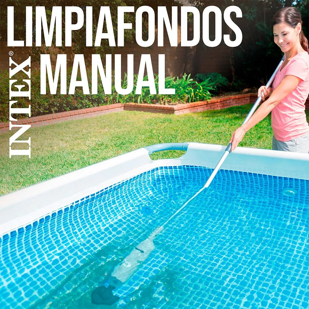 Intex Aspiradora De Mano Con Poste De Aluminio Telescópico 3 Intex Aspiradora De Mano Con Poste De Aluminio Telescópico - Imagen 2