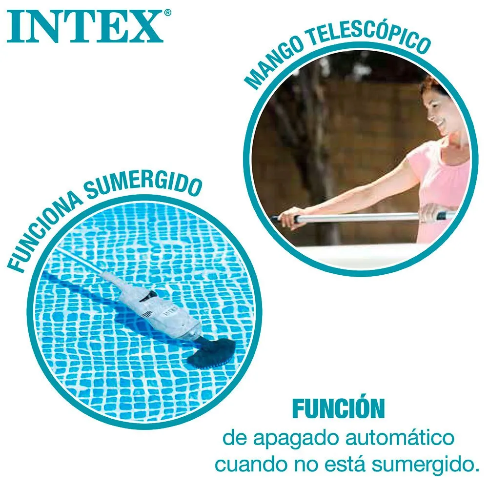 Intex Aspiradora De Mano Con Poste De Aluminio Telescópico 4 Intex Aspiradora De Mano Con Poste De Aluminio Telescópico - Imagen 3