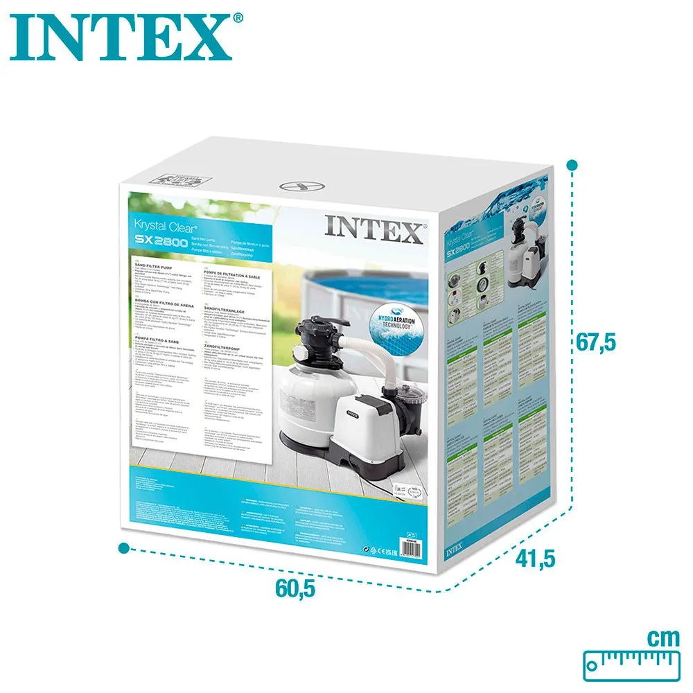 Intex Bomba Filtro Arena Krystal Clear 10.500L/h 9 Intex Bomba Filtro Arena Krystal Clear 10.500L/h - Imagen 7