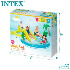Intex Centro De Juegos Cocodrilo 2 Piscinas -Bestway Ventas intex centro de juegos cocodrilo 2 piscinas 6