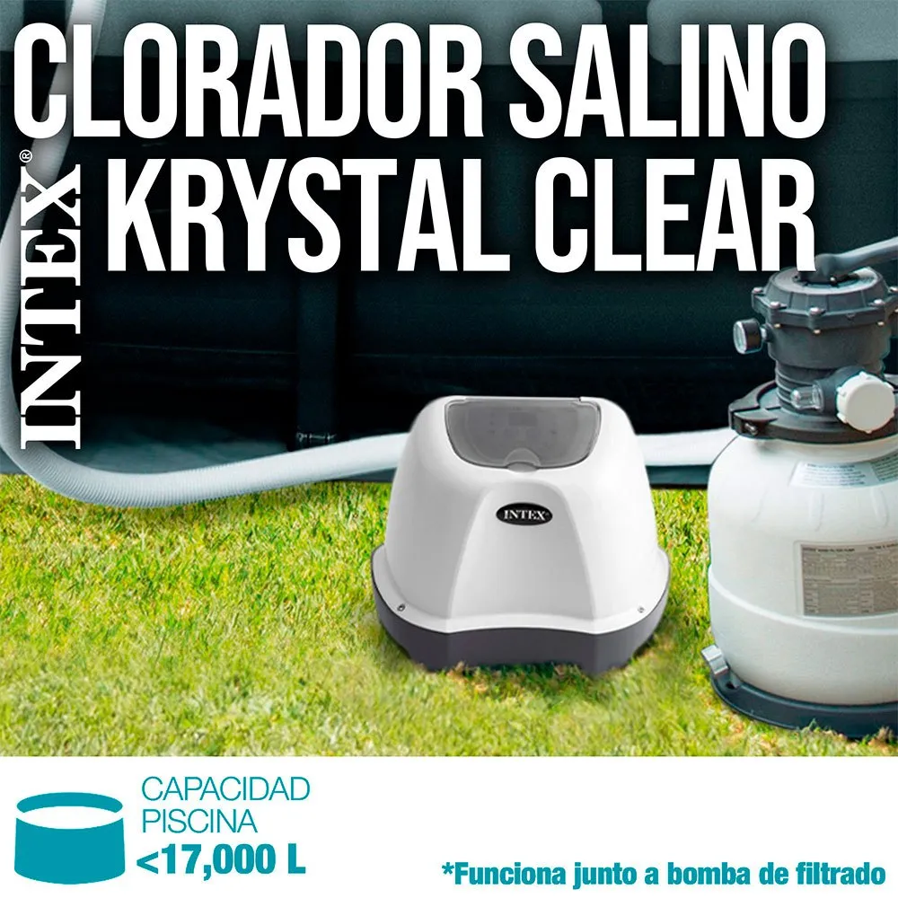 Intex Clorador Salino Para Piscinas Hasta 17 M³ 4 Intex Clorador Salino Para Piscinas Hasta 17 M³ - Imagen 2