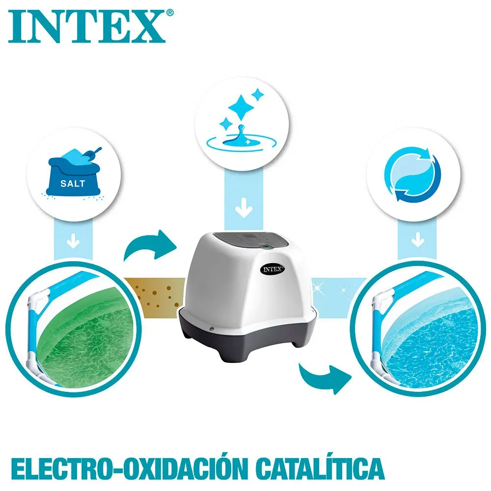 Intex Clorador Salino Para Piscinas Hasta 17 M³ 6 Intex Clorador Salino Para Piscinas Hasta 17 M³ - Imagen 4