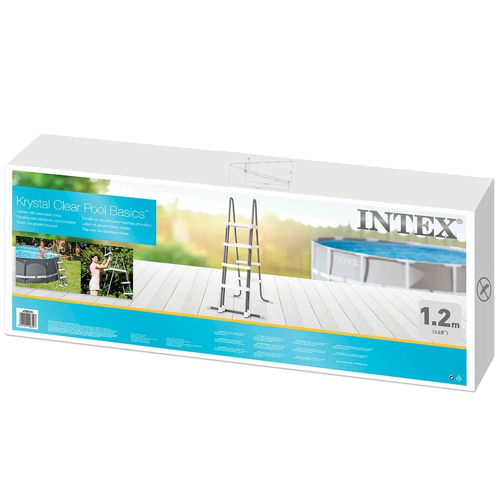 Escalera Intex Acero Para Piscinas Intex De Altura 122 Cm 6 Escalera Intex Acero Para Piscinas Intex De Altura 122 Cm - Imagen 4