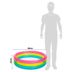 Intex Piscina Bebé 3 Aros Arcoiris -Bestway Ventas intex piscina bebe 3 aros arcoiris 3