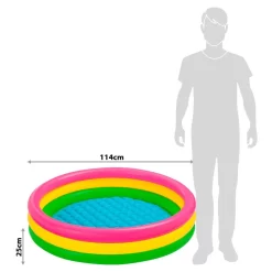 Intex Piscina Bebé 3 Aros Sunset -Bestway Ventas intex piscina bebe 3 aros sunset 3