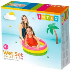 Intex Piscina Bebé Sunset Glow 3 Aros -Bestway Ventas intex piscina bebe sunset glow 3 aros 2