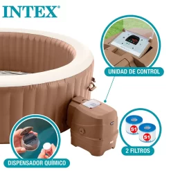 Intex Piscina Bubble Massage PureSpa -Bestway Ventas intex piscina bubble massage purespa 4
