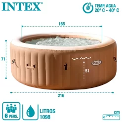 Intex Piscina Bubble Massage PureSpa -Bestway Ventas intex piscina bubble massage purespa 7