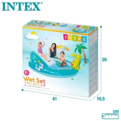 Intex Piscina Centro De Juegos Cocodrilo Con Tobogán Y Pulverizador -Bestway Ventas intex piscina centro de juegos cocodrilo con tobogan y pulverizador 6