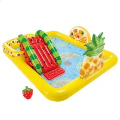Intex Piscina Centro De Juegos Frutas Con Tobogán Y Aspersor