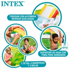 Intex Piscina Centro Juegos Acuático Con Tobogán 13 Intex Piscina Centro Juegos Acuático Con Tobogán -Bestway Ventas intex piscina centro juegos acuatico con tobogan 2