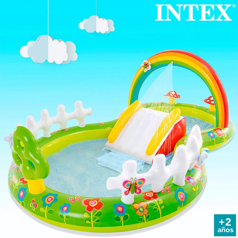 Intex Piscina Centro Juegos Acuático Con Tobogán 7 Intex Piscina Centro Juegos Acuático Con Tobogán - Imagen 5