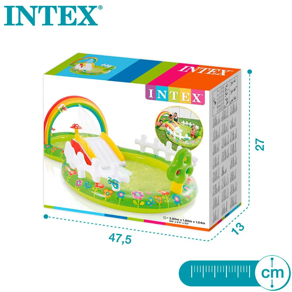 Intex Piscina Centro Juegos Acuático Con Tobogán 9 Intex Piscina Centro Juegos Acuático Con Tobogán - Imagen 7