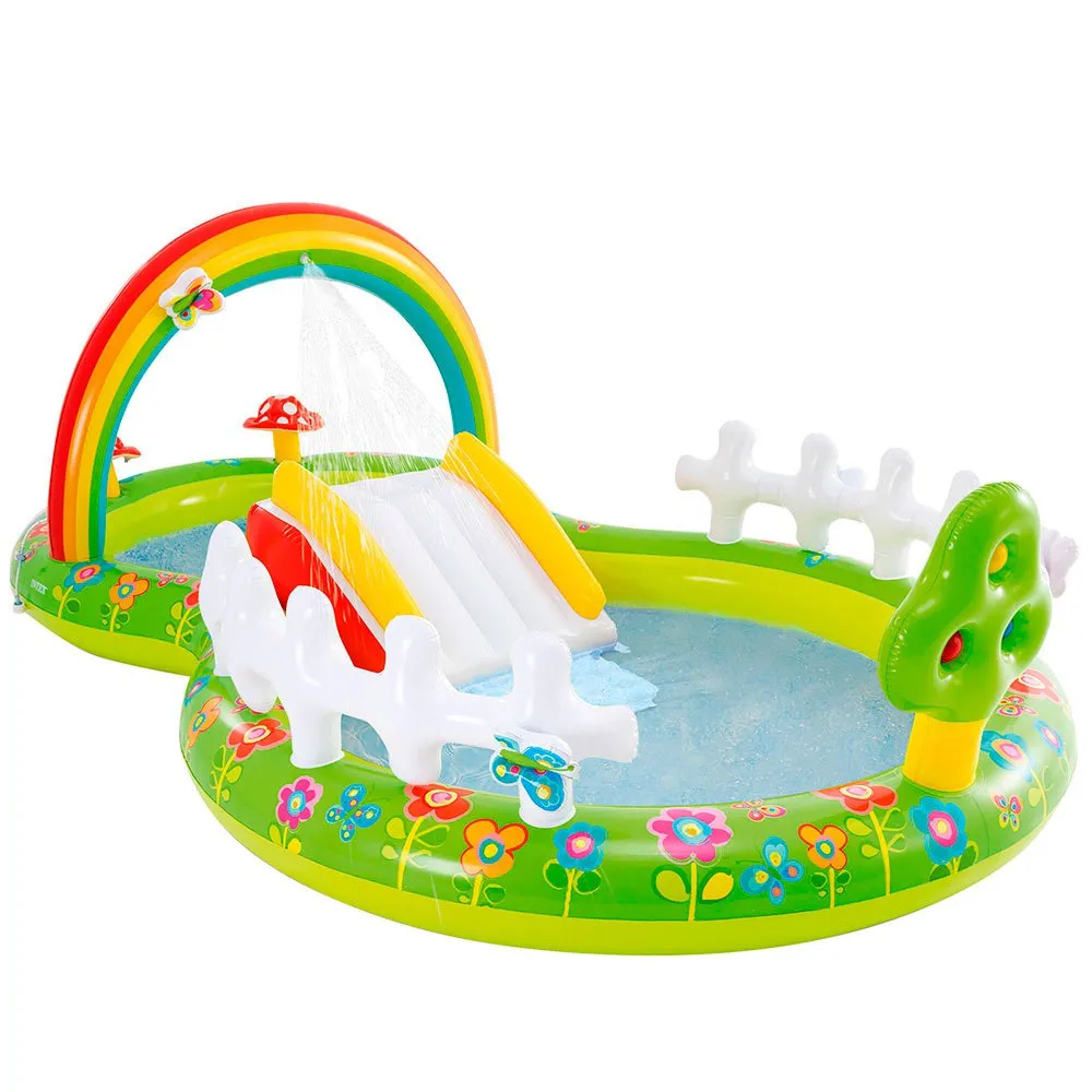 Intex Piscina Centro Juegos Acuático Con Tobogán 3 Intex Piscina Centro Juegos Acuático Con Tobogán