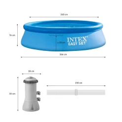 Intex Piscina Easy Set Up 366X76Cm -Bestway Ventas intex piscina easy set up 366x76cm 4