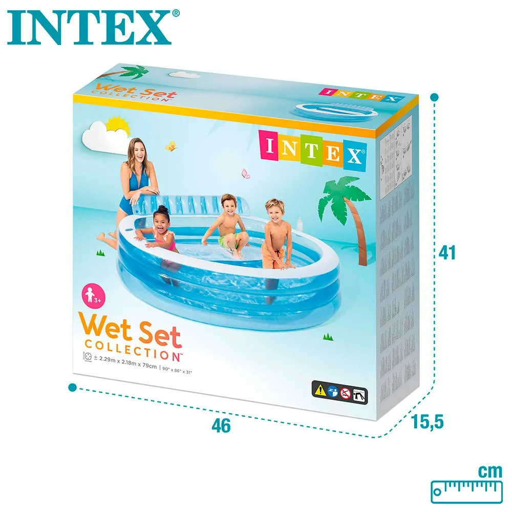 Intex Piscina Familiar Con Sillón 9 Intex Piscina Familiar Con Sillón - Imagen 7