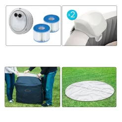 Intex Piscina Greywood Deluxe PureSpa 17 Intex Piscina Greywood Deluxe PureSpa -Bestway Ventas intex piscina greywood deluxe purespa 6