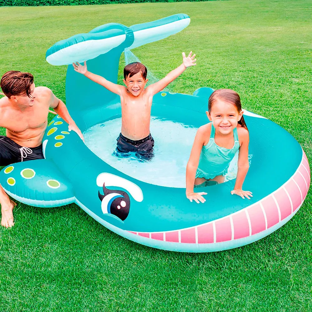 Intex Piscina Inflatable Whale With Sprinkler 4 Intex Piscina Inflatable Whale With Sprinkler - Imagen 2