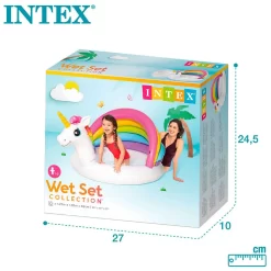 Intex Piscina Unicornio Con Parasol Arco-Iris 127x102x69 Cm -Bestway Ventas intex piscina unicornio con parasol arco iris 127x102x69 cm 6