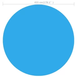 VIDAXL Cubierta Solar Redonda Flotante Pe 455 Cm -Bestway Ventas vidaxl cubierta solar redonda flotante pe 455 cm 3